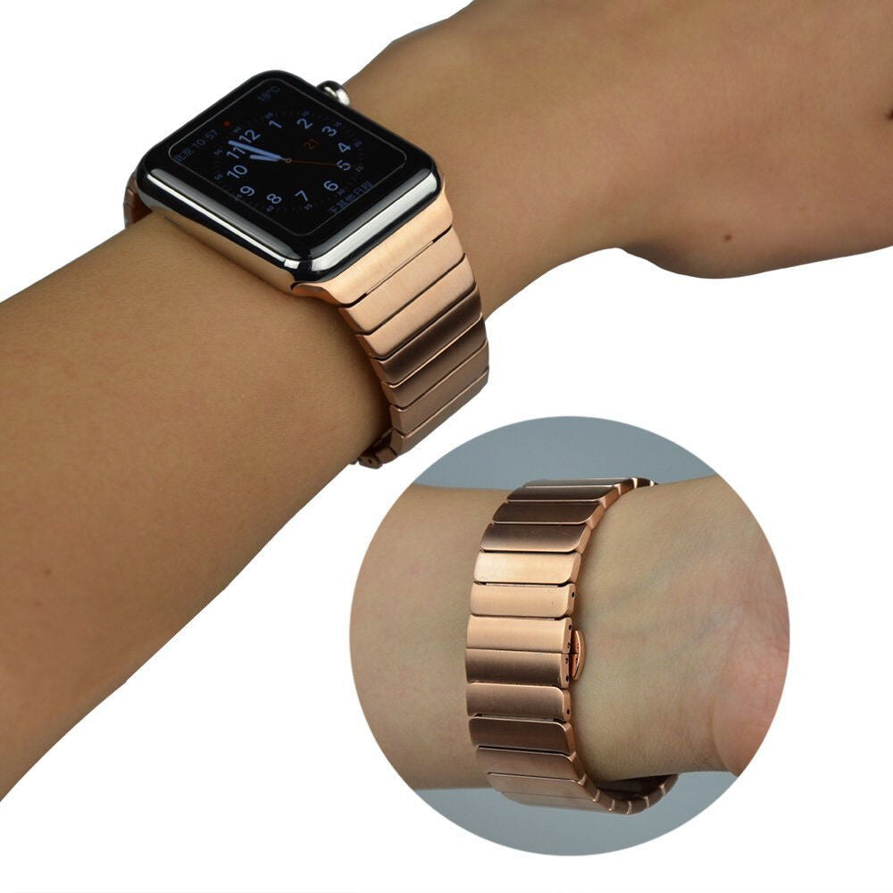Citizen Rolex Style Stainless Steel Chain Bracelet Band for Apple Watch Ultra/8/7/6/5/4/SE – 42mm 44mm 45mm 49mm