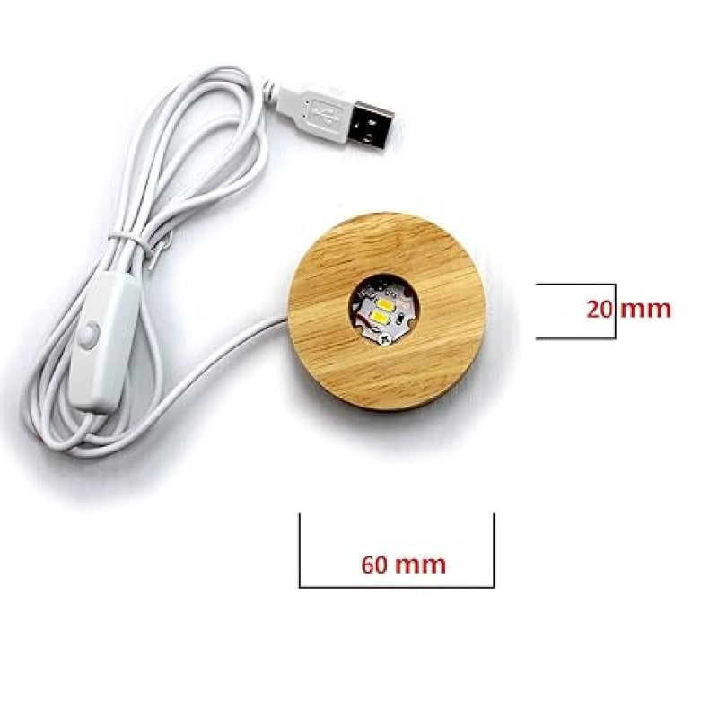 3D Moon Lamp | USB LED Galaxy Crystal Ball Night Light | Bedroom Decor & Kids Birthday Gift