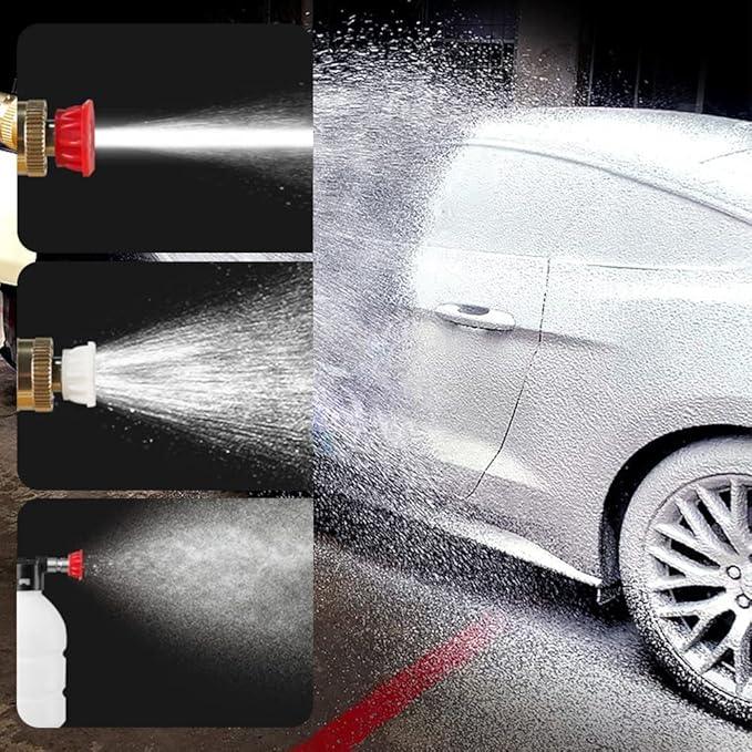 Automatic Cordless Car Wash Spray Gun | 48V Lithium Battery | Wireless Foam Jet Washer